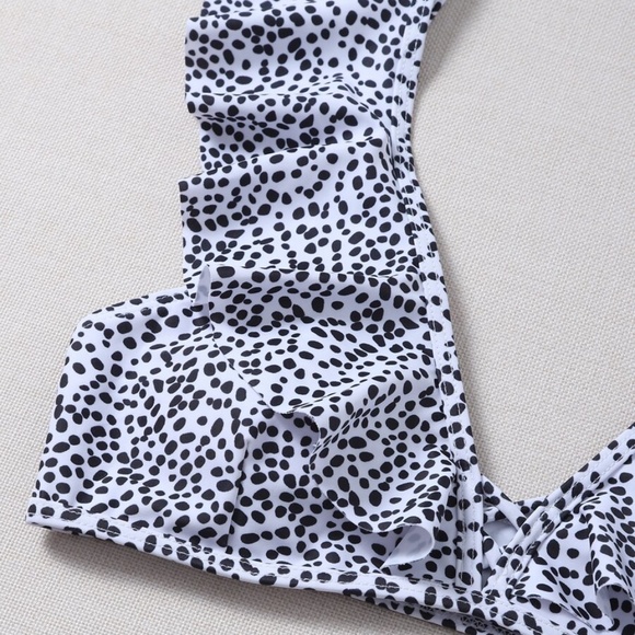 polka dot ruffle spring bikini - Picture 5 of 5